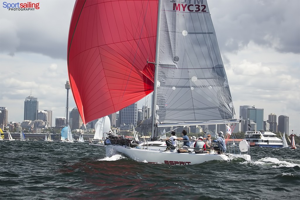 Esprit in the Super 30’s in the Sydney Harbour Regatta  - Helly Hansen Sydney Harbour Regatta 2013  © Beth Morley - Sport Sailing Photography http://www.sportsailingphotography.com